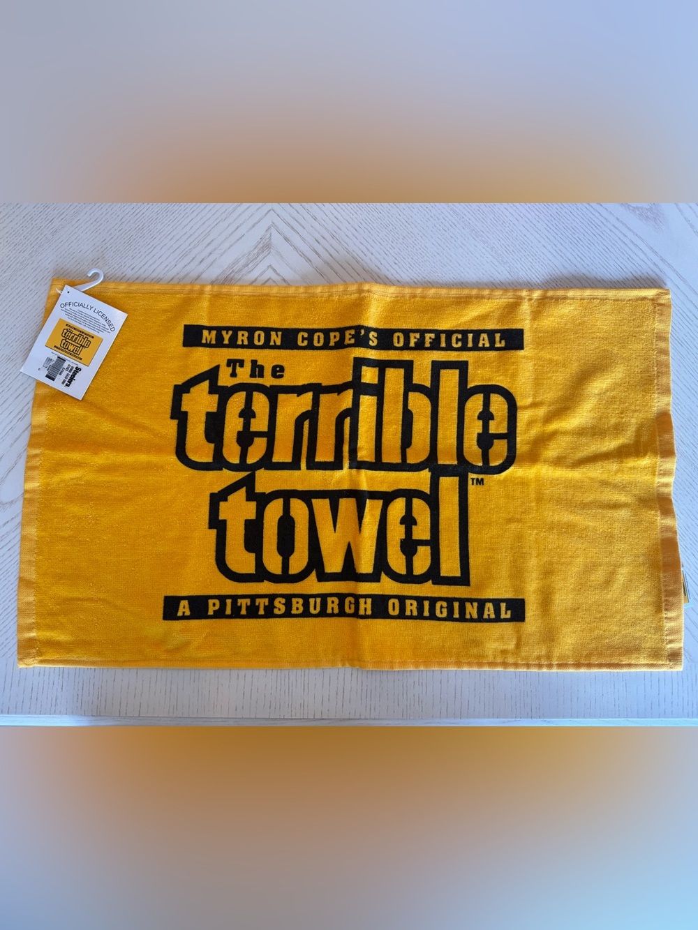 The Terrible Towel Official Pittsburgh Fan Towel - Gold/Black